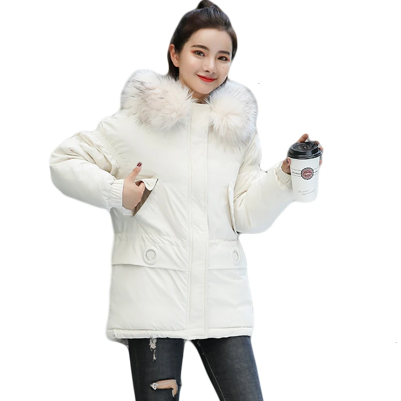 Chaqueta de invierno de las mujeres con capucha chaquetas de moda nueva gran compañero Parka caliente largo chaqueta de mujeres gordas top de gato ropa de CM857| | AliExpress
