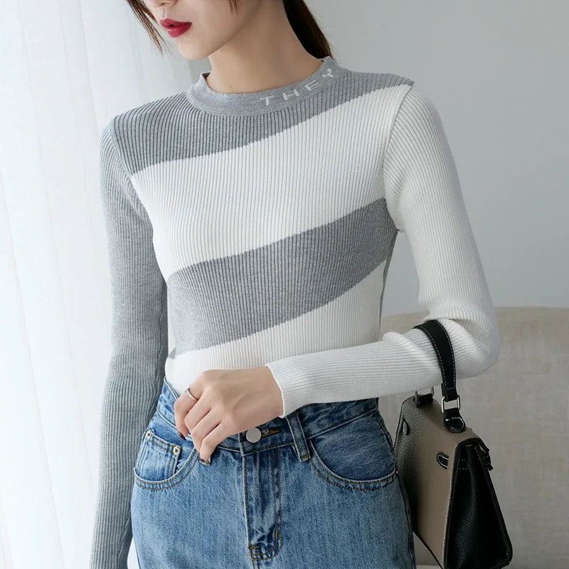 

BOBOKATEER pull femme pullover women sweater black trui jersey sueter mujer invierno 2019 fall womens sweaters casual winter top