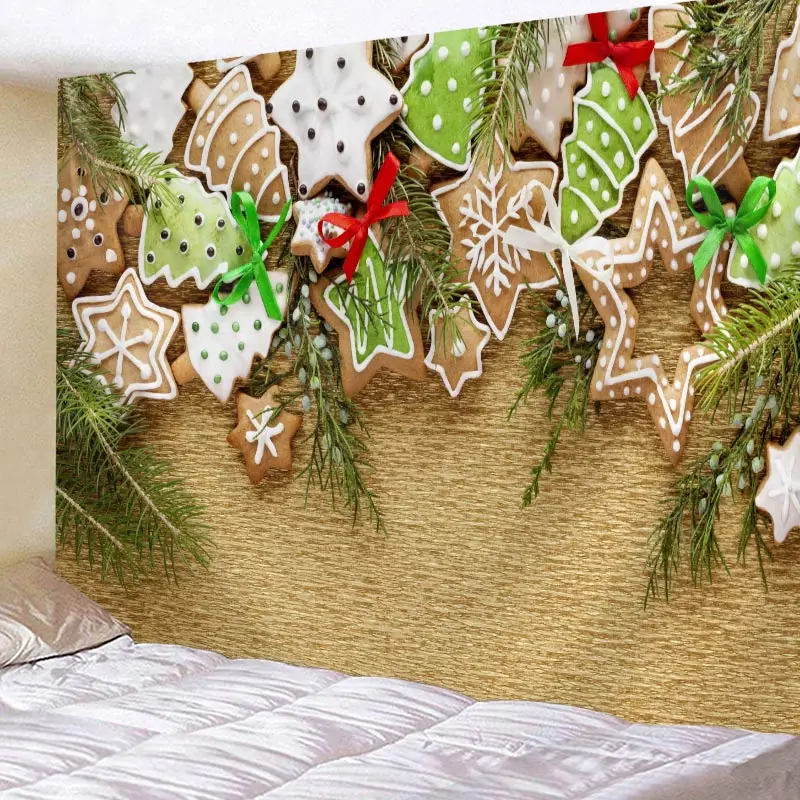 

Tapestry Wall Hanging Bed Spread Beach Towel Table Cloth Yoga Mat MERRY CHRISTMAS large size