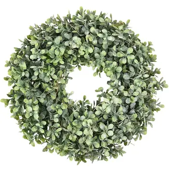 

Artificial Wreaths Lavender Flowers Round Simulation Garland For Wedding Party Decoration