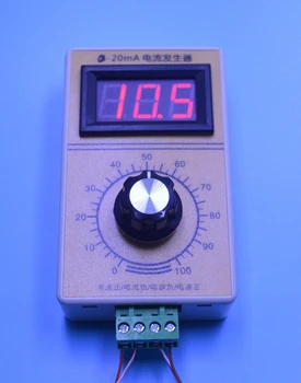 

0-20ma Signal Generator Adjustable Current Generator Constant Current Source Handheld Digital Display Analog Generator