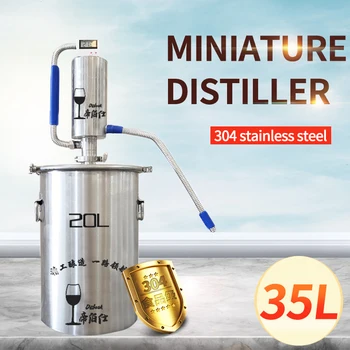 

Indonesian household small distiller 35L Moonshine maker 304 stainless steel single-tower brewing equipment Home brewery
