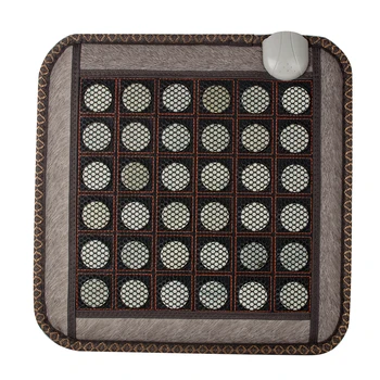 

(220V)NEW Natural Jade Germanium Tourmaline Stones Infrared Heating Mat Jade Stone Massage Mat Body Muscle Relief Massager