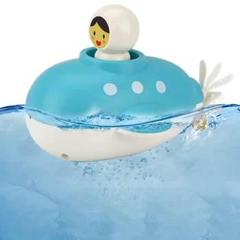 

Baby Bath Toys Kids Swimming Water Blower Automatic Wash Bath Play Wound up Chain Toy Random Color for Children