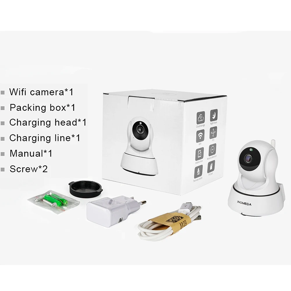 INQMEGA 1080P IP камера беспроводная Wifi домашняя видеонаблюдения сетевая ночного