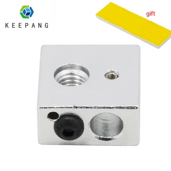 

Kee Pang 3D printer Accessories MK7 MK8 Heated block Makerbotdedicated print head Aluminum heated block MK8 Extruder