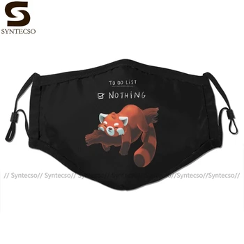 

Red Panda Mouth Face Mask Red Panda Day Facial Mask Kawai Cool with 2 Filters for Adult