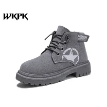 

WKPK Kids Martin Boots Four Seasons Fashion Boys Girls Casual Shoes Comfortable Abrasion Sesistant Children's Shoes