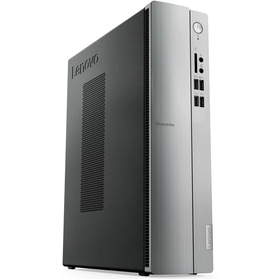 ПК Lenovo IdeaCentre 310S-08ASR SFF A9 9425/8Gb/1Tb 7.2k/R5/W10/черный/серебристый