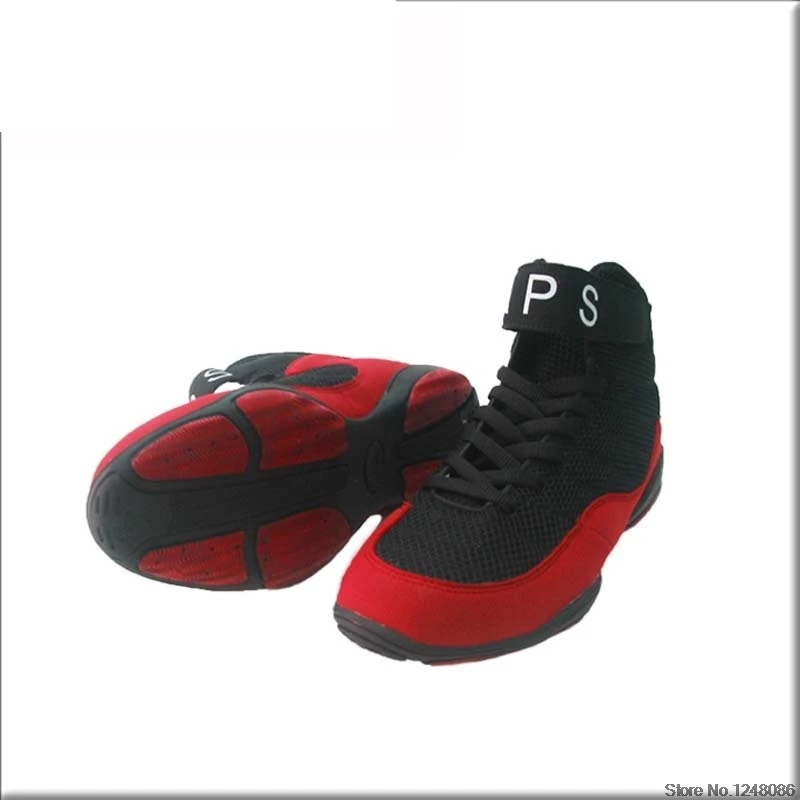 Мужские дышащие боксерские борцовские ботинки, мужские высокие тренировочные боксерские сапоги для боя, спортивные кроссовки D0880