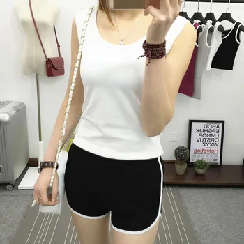 

2020 new summer Women Shorts Pajama Pants Pajamas Home Sleep Solid Underwear Elastic Loose Waist Running Fitness Pants
