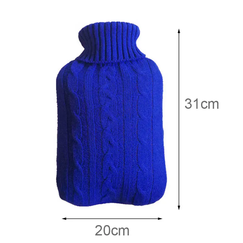 Venta Cubierta tejida solo para bolsa de agua caliente, calentador de manos térmico de 2000ml, NIN668 73oK35Daa