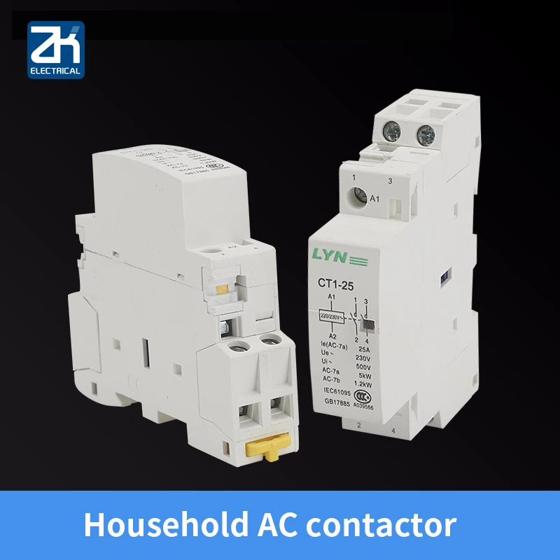 2P 16A 25A 1NC 1NO 220V 230V 50/60HZ Din-рейка для оформления дома и гостиницы | Обустройство