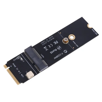 

Wireless Card M.2 to M.2 SSD NVME Interface Adapter Card with Bluetooth Cable