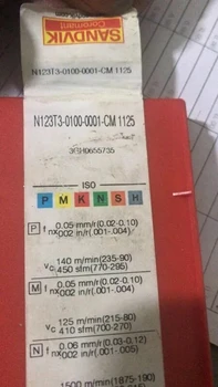 

10PCS CARBIDE INSERT N123T3-0100-0001-CM 1125