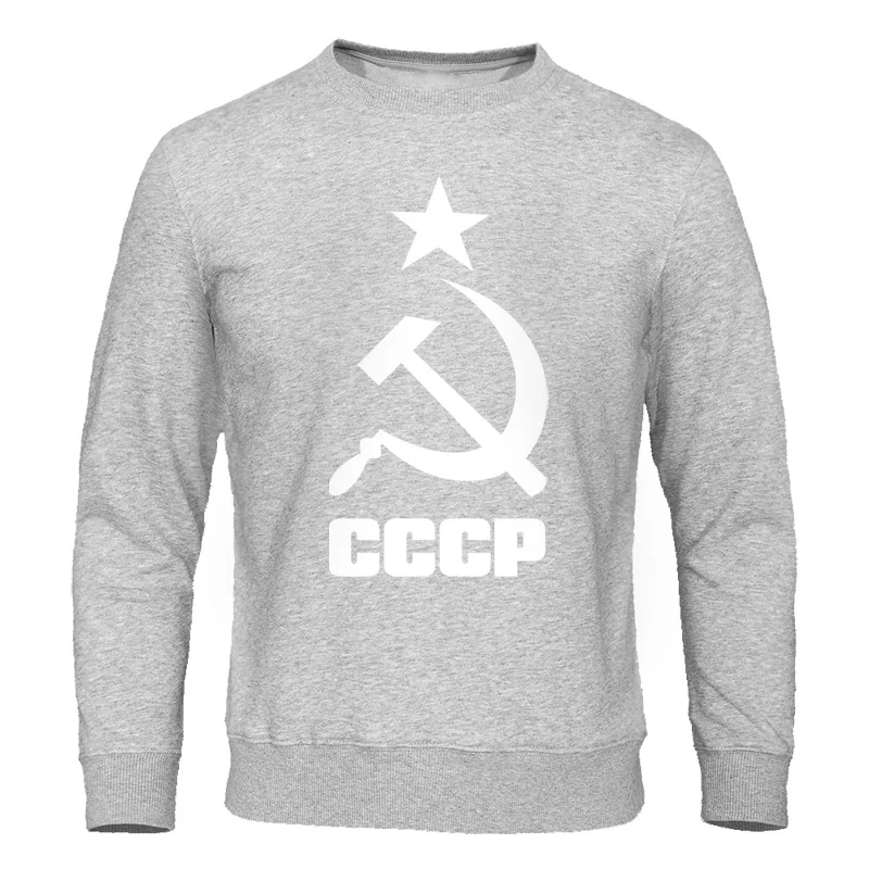 gray 5 Осень, Мужская одежда, CCCP, русские толстовки, для мужчин, СССР, СССР, мужские свитшоты, в Москву, мужской спортивный костюм, толстовка с круглым вырезом - Цвет: gray 5