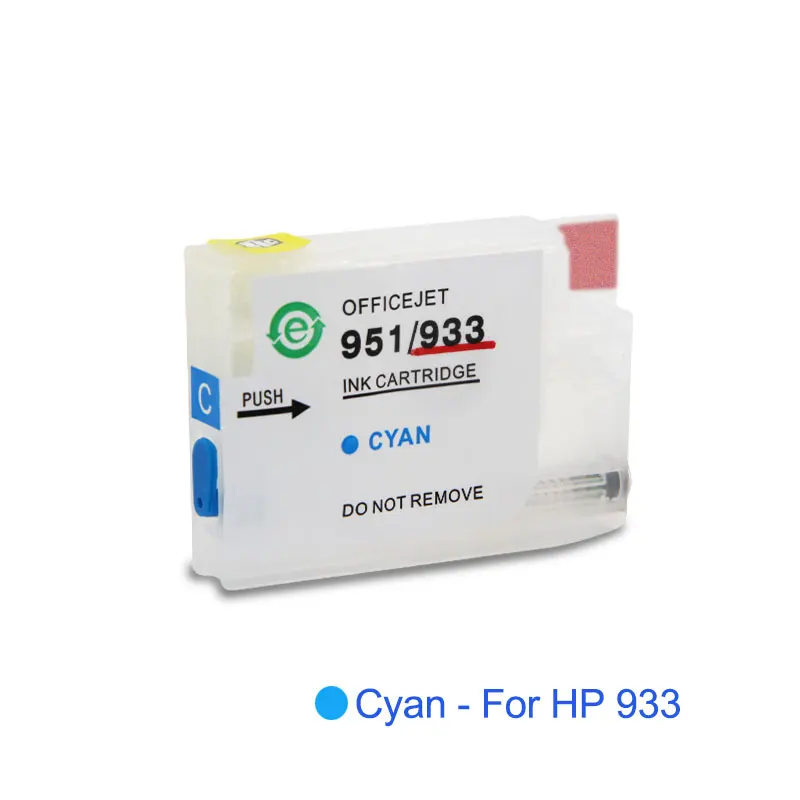 OCINKJET для hp 932 XL 933 XL Заправляемый картридж с чипом для hp Officejet 6100 6600 6700 7110 7510 7512 7610 7612 принтер