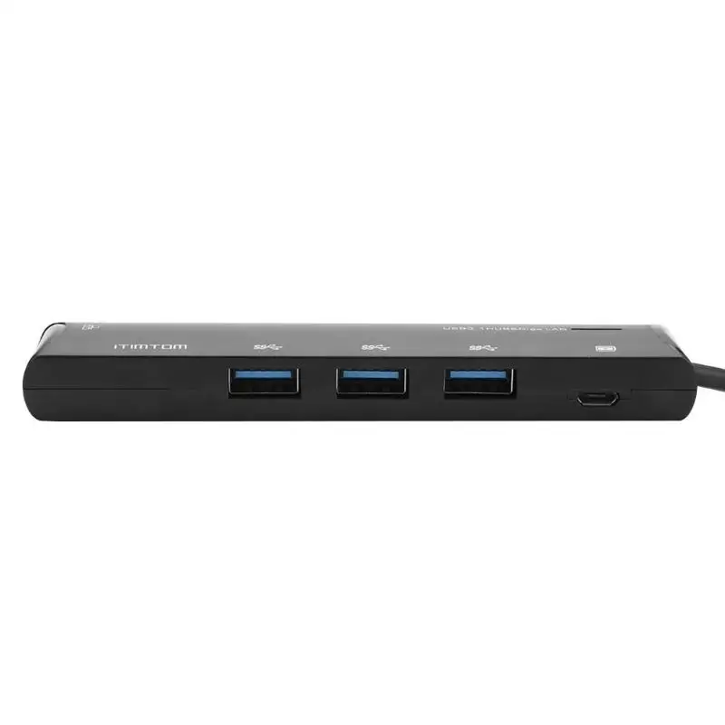 Прочный USB-C конвертер Классический Тонкий USB Ethernet USB 3,0 в RJ45 USB 3,0 концентратор адаптер сетевая карта для приставки