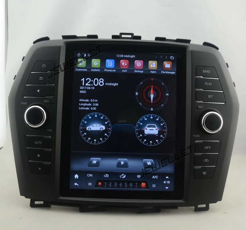 

10.4" tesla style vertical screen android 9.0 Six core Car GPS radio Navigation for Nissan Maxima 2016-2018