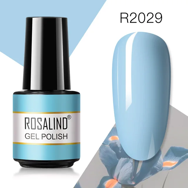 ROSALIND Gel Nail Polish 7ML Matte Base Top Coat For Soak Off Gel Polish UV LED Gel Semi Permanent Varnishes Design Nail Art RAR2029