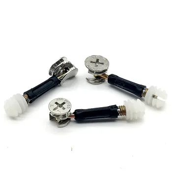 

Thick Furniture Hardware Three-in-one Connector Wardrobe Cabinet Bed Fastening Screw Eccentric Wheel Nut Clogs Assembly
