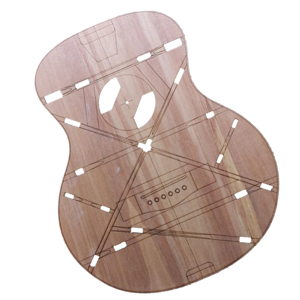 DIY шаблон макета корпуса акустической гитары премиум-класса | Спорт и развлечения