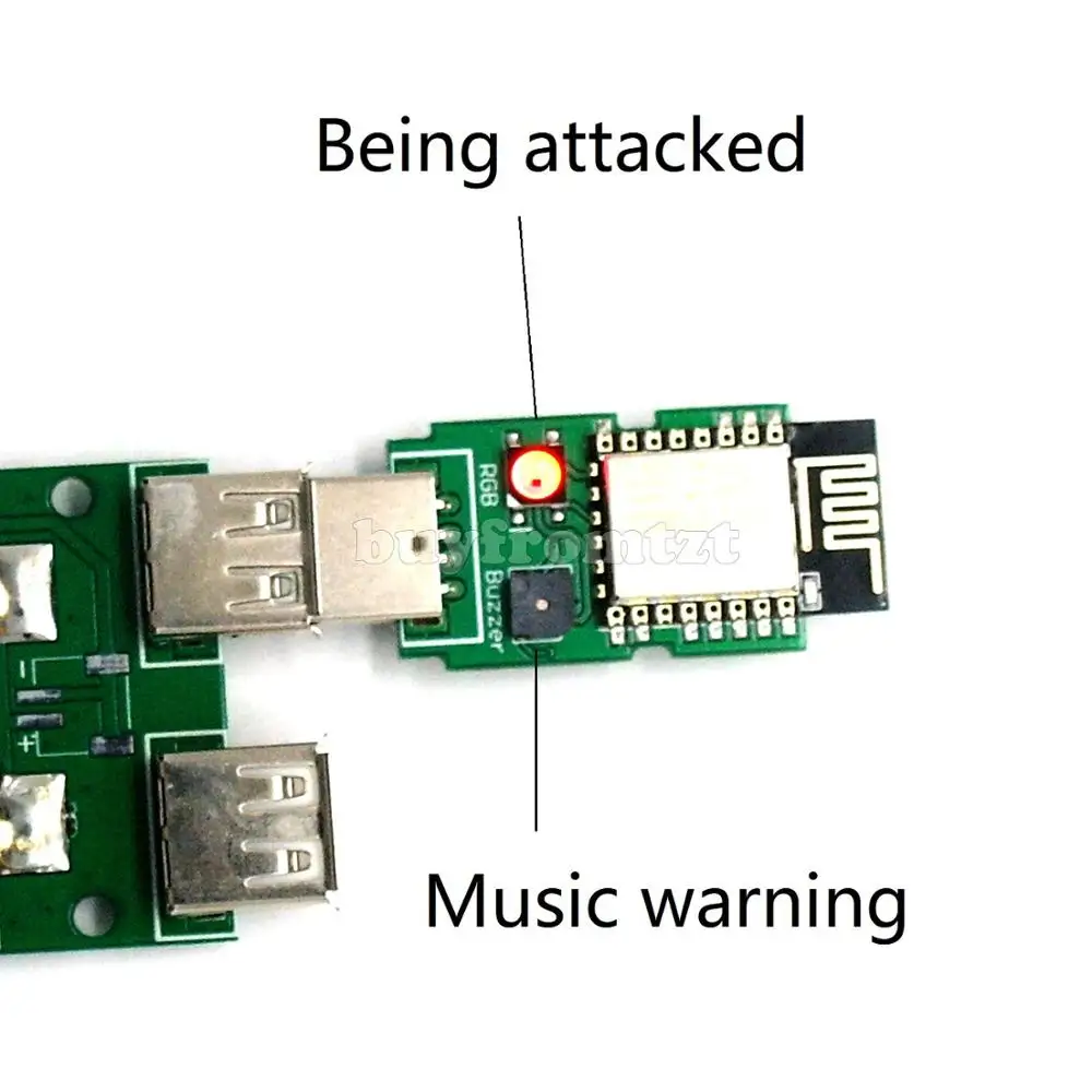 DSTIKE детектор Deauth V3 Pre-Flashed(ESP8266+ RGB+ Buzzer
