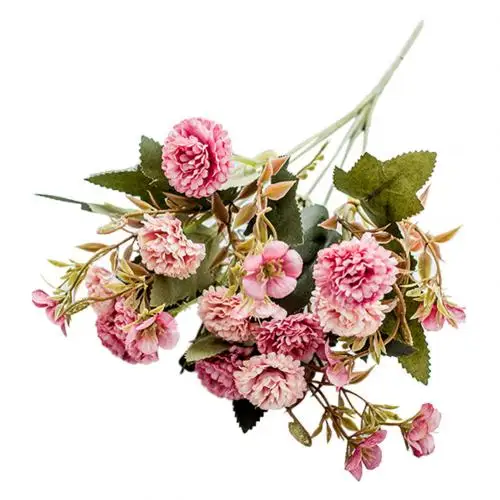 Rose Pink 1 шт., искусственный цветок гвоздики, растения, сделай сам, вечерние, для сада, дома, свадьбы, ремесло, Декор - Цвет: Rose Pink