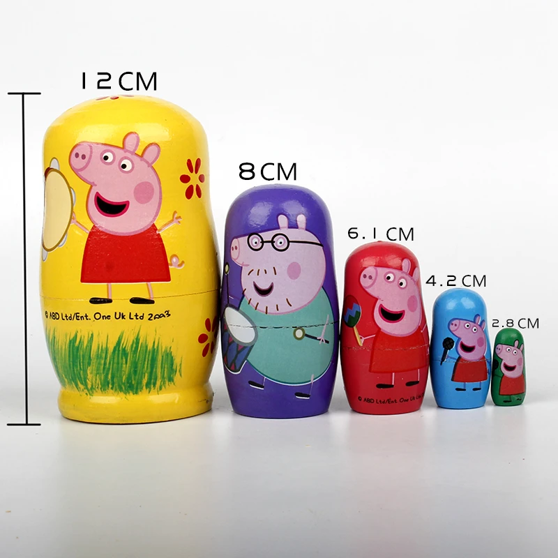 peppa pig russian dolls