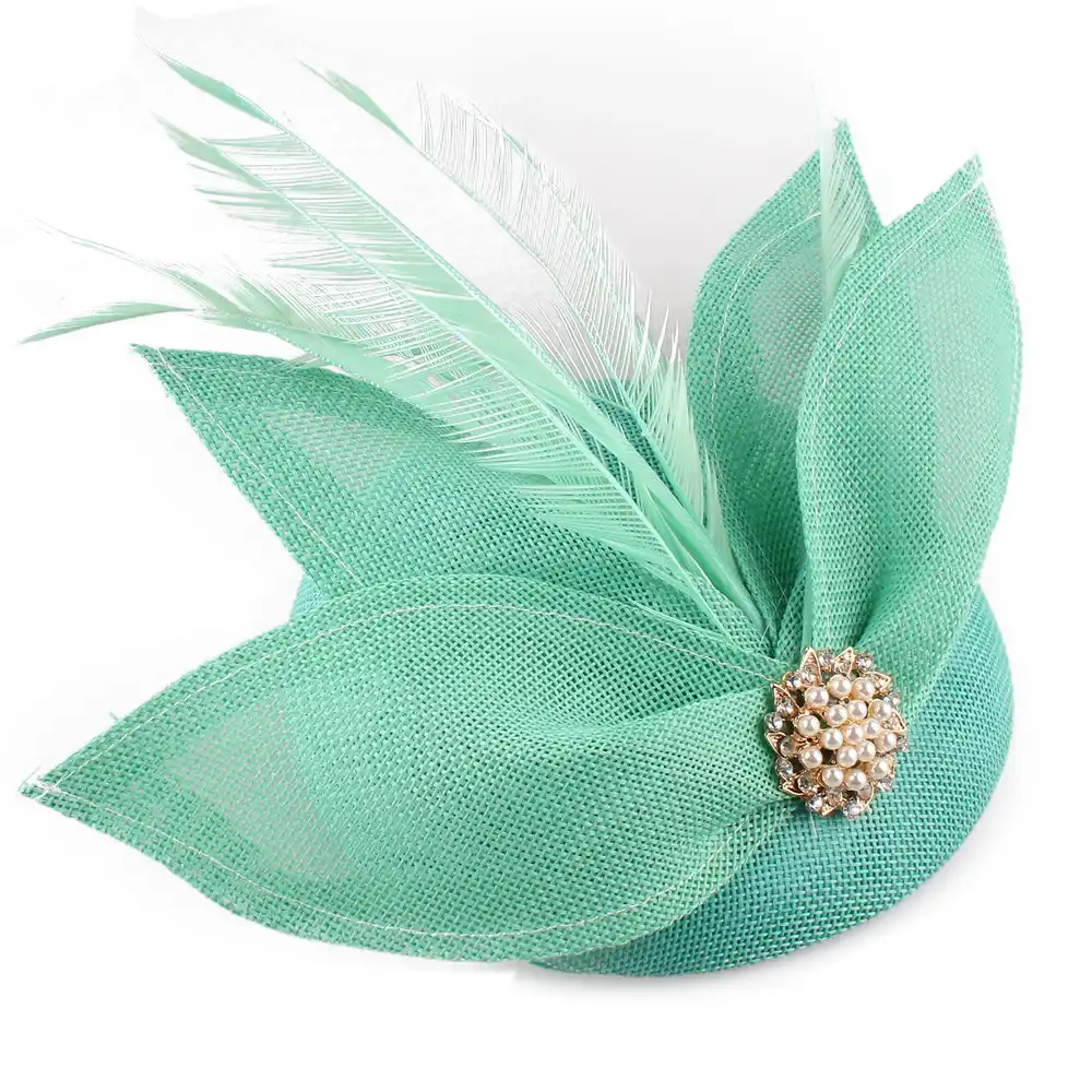 Green occasion hats Clearance