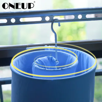 

ONEUP Spiral Hanger Cloth Bed Sheet Blanket Hook Closet Hanger Circle Clothes Hanger Clothes Drying Racks Home Storage Rack