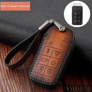 

for volvo car key case cover bag fob key holder for VOLVO XC60 S60L V60 XC90 V70 S40 V40 S80 S60L S80L T5 T6 T8 car accessories