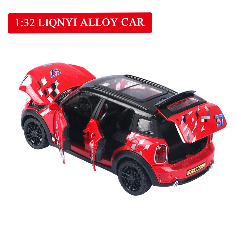 1:32 Minicar модель изысканный подарок коллекция сплав моделирование форма звуковой эффект мигающий светильник автомобиль игрушки для мальчиков