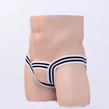 

Mens Sexy Open Hole Underwear Jockstrap G-string Strech Thong Harness Briefs