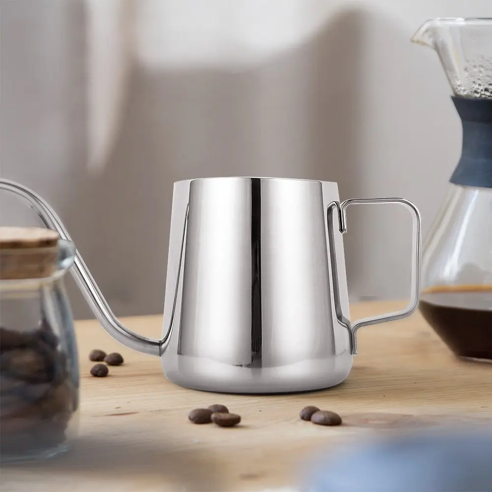 8.5oz Pour Over Coffee Gooseneck Kettle Hand Drip Pot Stainless Steel