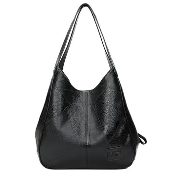 

Brand design women shoulder bag Large capacity Handbags Quality PU leather Women's Totes Shopping Bag bolsa feminin 2020