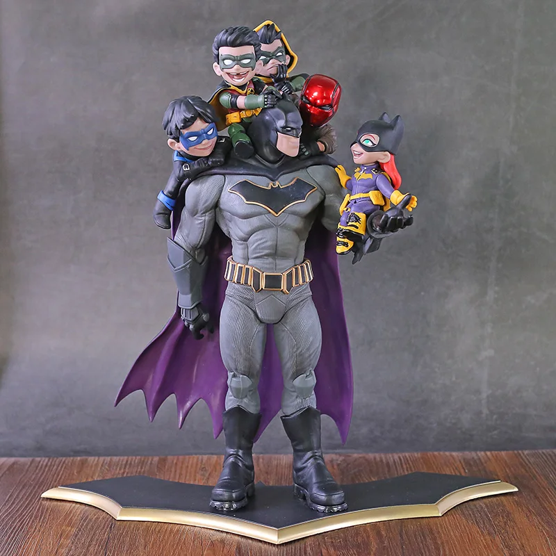 QMX DC Comics Batman Family Q-Master Diorama Statue PVC Figure Collectible Model Toy Figurals
