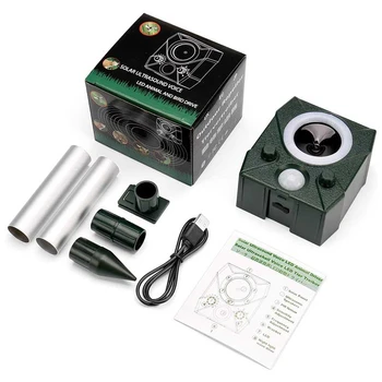 

Cat Repellent Ultrasonic Cat Deterrents Animal Repellent Solar Powered Cat & Fox Repeller Outdoor Waterproof Application