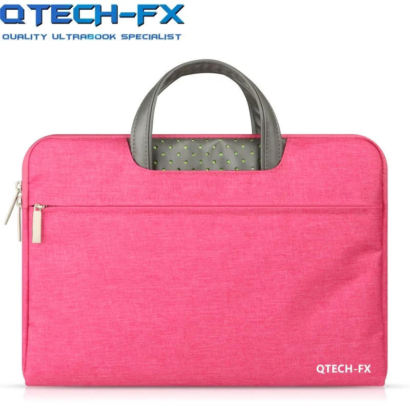 Модная сумка для ноутбука 13,3/14/15/15,6 дюймов Для мужчин Для женщин холст Портфели для QTECH lenovo hp Dell Тетрадь компьютер подарок розовый