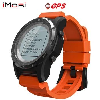 

imosi S966 GPS Smart Watch Men Heart Rate Monitor Air Pressure Fitness Tracker Watch Compass Height Sport Smartwatch