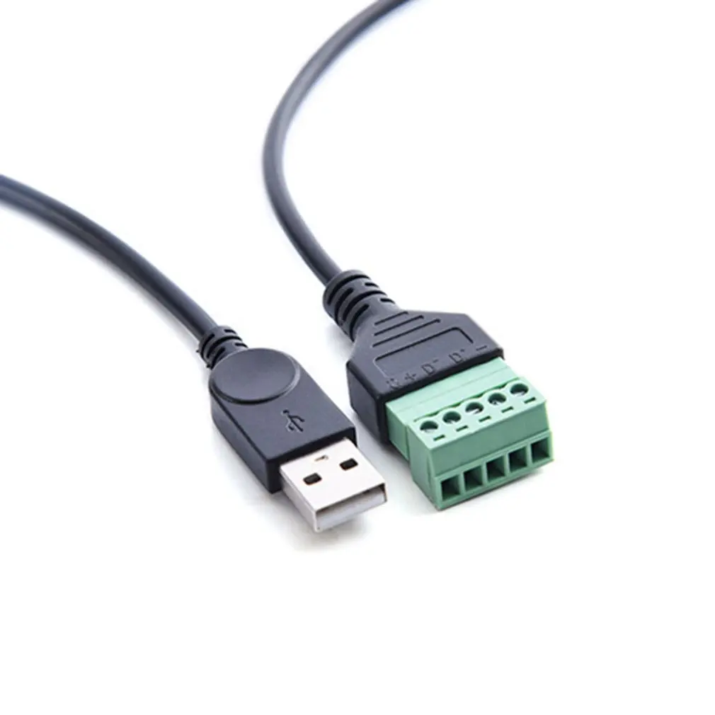 Usb 2,0 Тип A женский/Мужской к 5P винт W/30 см щит переходник для кабельных наконечников кабель