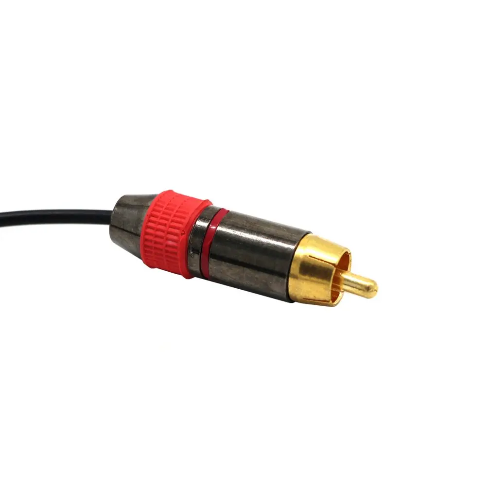 Pure Gold 3.5 Stereo Jack Socket To 2 Phono Rca Sockets Adapter Cable 3.5 Female To 2rca 0.2mi Audio Line