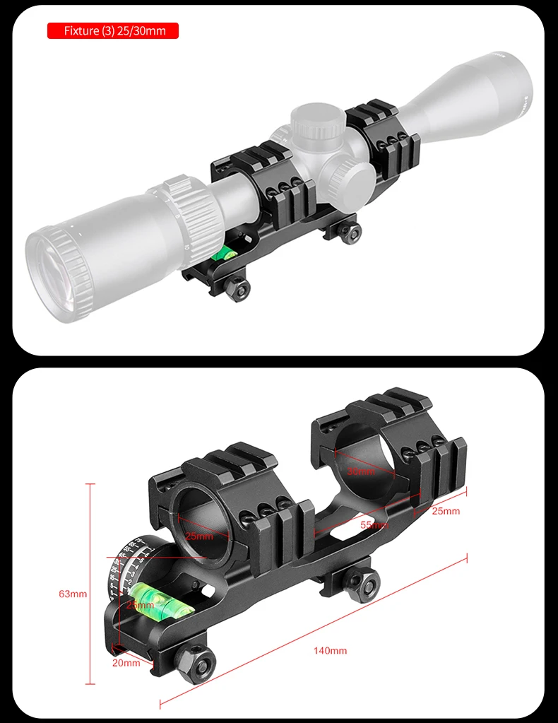 Пузырьковый уровень прицел крепление бокс для охоты крепления 25,4/30/34/35 мм градусов индикатор кольца баланс труба из оцинкованной стали с б