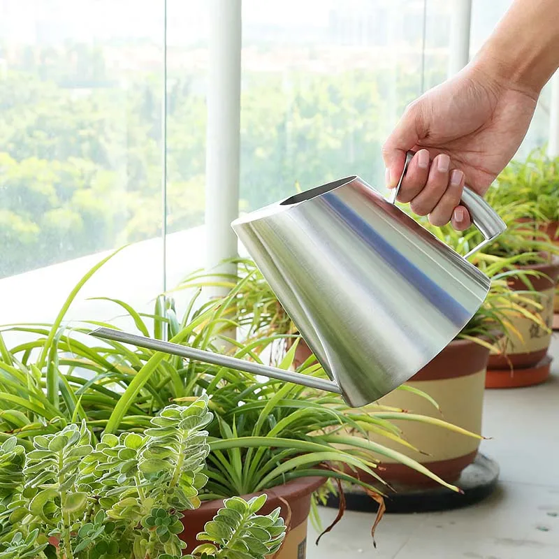 Горшок для полива из нержавеющей стали творческий спринклер с длинным горлышком