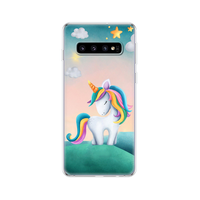Samsung Galaxy S10 Case S10Plus Case Silicone TPU Cover Phone S10 E Case On For Samsung S10 Plus G975F S 10 SM-G973F Case
