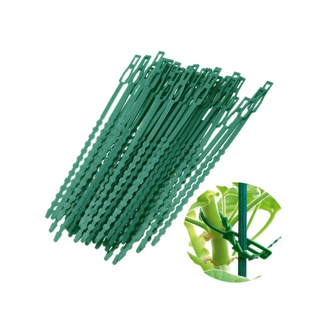 10/20 db 17 22 Cm Újrafelhasználható Kerti Kábelkötegek Növényi Tartó Cserjék Rögzítőfa Reteszelő Nylon Állítható Műanyag Szerszámok