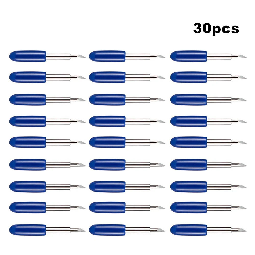 30 шт/30/45/60 градусов Roland Cricut режущий плоттер виниловый Ножи лезвия офсетная печать для печатающая головка Roland Cricut режущий плоттер