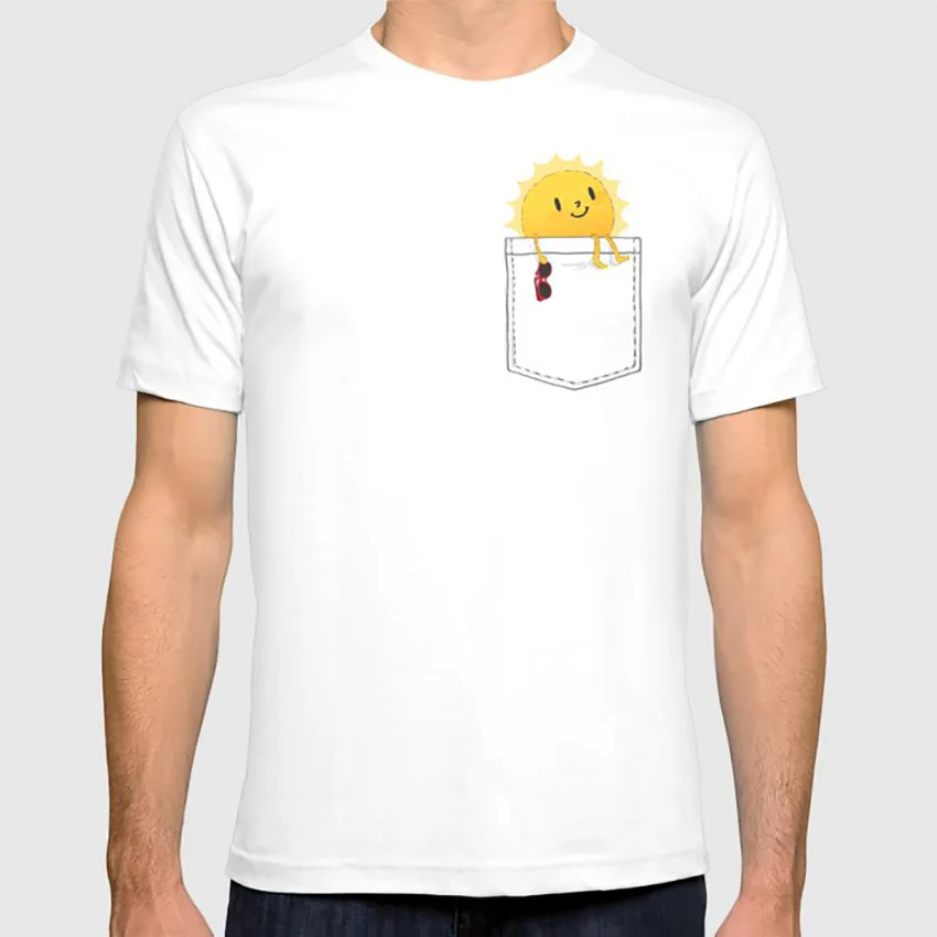 Pocketful of sunshine футболка комикс сюрреалистический Юмор поп сюрреалистичность детская любовь солнце Солнечный карман милый