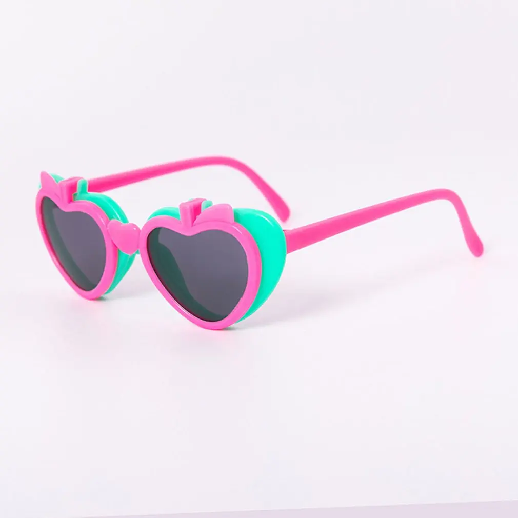 

Apple Shape Flip Up Sunglasses Kids Boys Girls Cute Fruit Shape Sun Glasses Plastic Children Goggles Vintage Sunglasses
