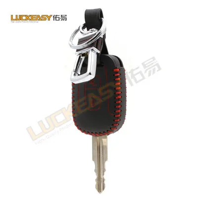 Luckeasy для chevrolet captiva 2012- в виде ракушки, чехол для ключа автомобиля, держатель для ключей, первый слой, чехол для ключей key2a - Название цвета: Красный